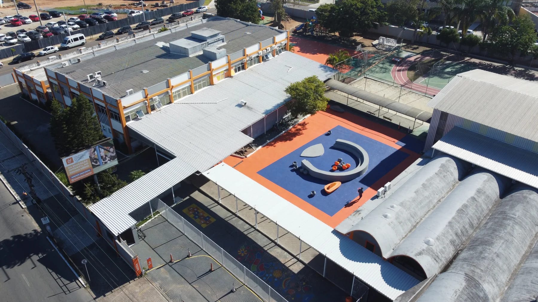 Área externa da unidade Leo Beta em Porto Alegre
